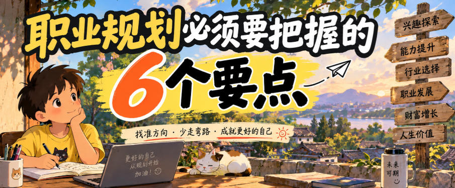 付费文章：职业规划必须要把握的6个要点-洛柒笔记