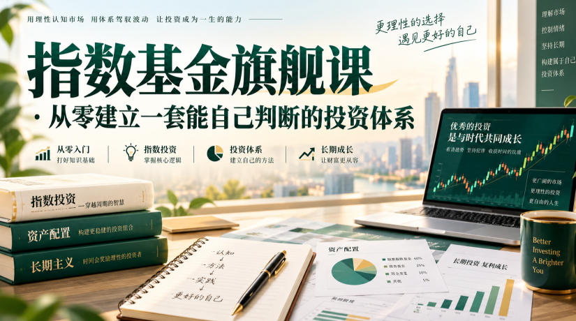 指数基金旗舰课·从零建立一套能自己判断的投zi体系-洛柒笔记