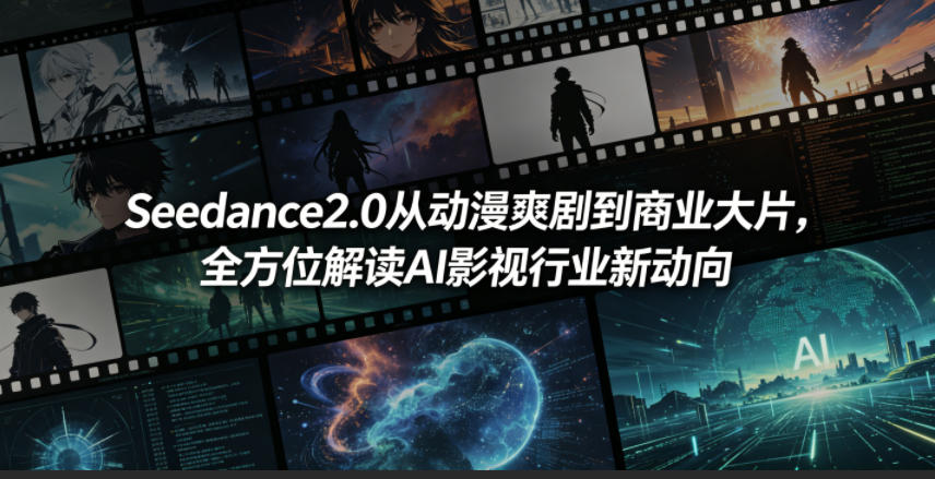 Seedance2.0从动漫爽剧到商业大片，全方位解读AI影视行业新动向-洛柒笔记