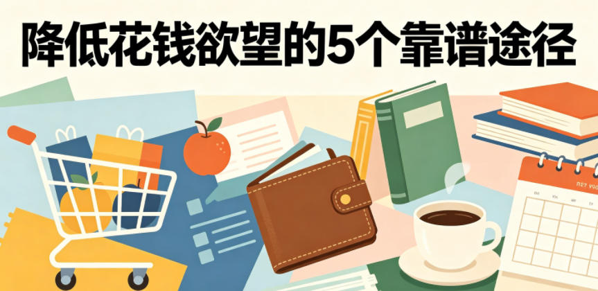 付费文章：降低花钱欲望的5个靠谱途径-洛柒笔记