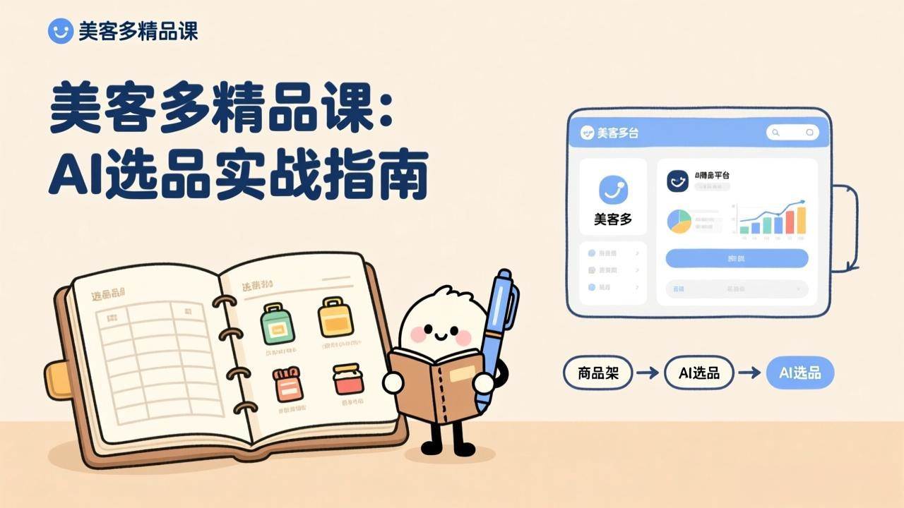 （17292期）AI+美客多精品课，工具实操、数据选品、AI优化，新手也能快速上手，月入5000+美元-洛柒笔记