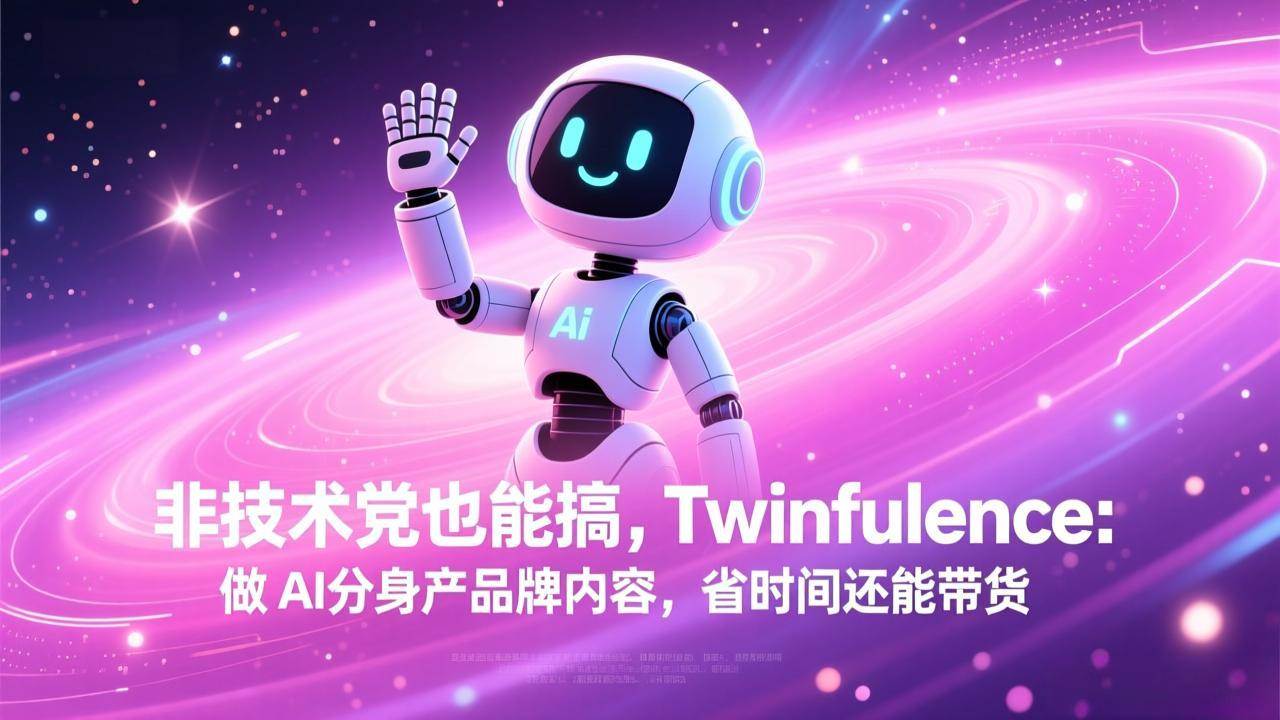 （17381期）非技术党也能搞!Twinfluence:做 AI 分身产品牌内容,省时间还能带货-洛柒笔记
