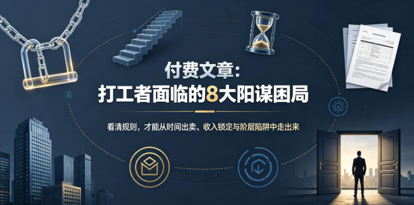 付费文章：打工者面临的8大阳谋困局-洛柒笔记
