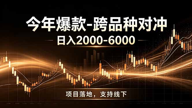 全新跨品种对冲模式上线！日稳定盈利 2000-6000，合规长久可批量放大-洛柒笔记