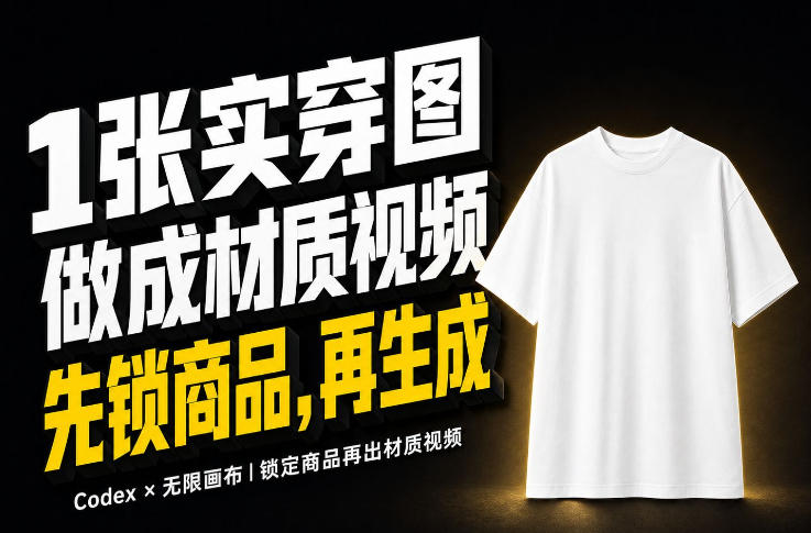 1张实穿图，怎么做成10秒Amazon服装材质视频？关键不是提示词-洛柒笔记