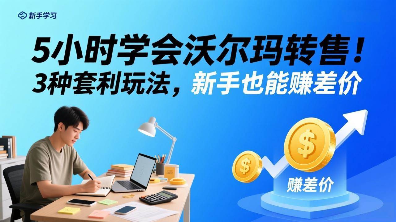 （17479期）5小时学会沃尔玛转售！3 种套利玩法，新手也能赚差价-洛柒笔记