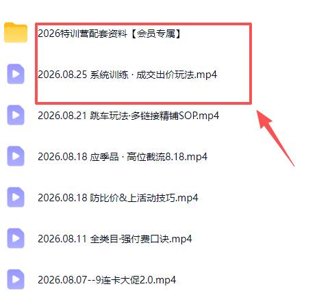 （20092期）拼多多实战特训营(更新26年0827)：不管是新手入门或老商家冲量，都有实操方法，跟着学，少走弯路-洛柒笔记