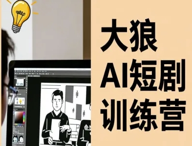 大狼AI短剧训练营-短剧课程（更新中）-洛柒笔记