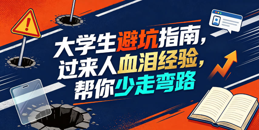 某公众号付费文章：大学生避坑指南，过来人血泪经验，帮你少走弯路-洛柒笔记