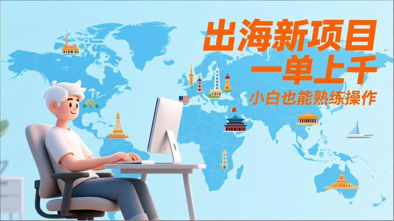 （17534期）出海新项目，一单上千，小白也能熟练操作-洛柒笔记