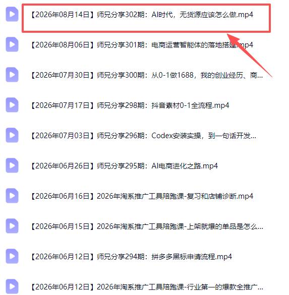 （20012期）电商圈多年实战干货-更新2026：多位资深师兄实战干货/覆盖全域平台，中小卖家可复制的盈利指南-洛柒笔记