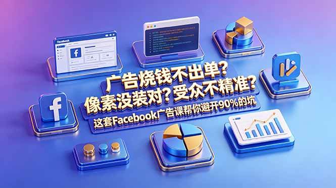 （18850期）广告烧钱不出单？像素没装对？受众不精准？这套Facebook广告课帮你避开90%的坑-原创双语字幕-洛柒笔记