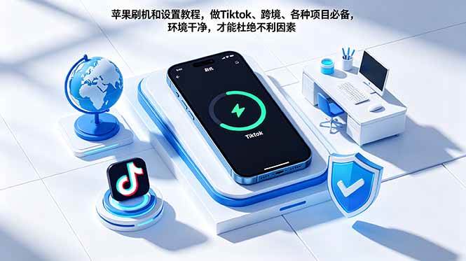（18558期）苹果刷机和设置教程，做Tiktok、跨境、各种项目必备，环境干净，才能杜绝不利因素-洛柒笔记