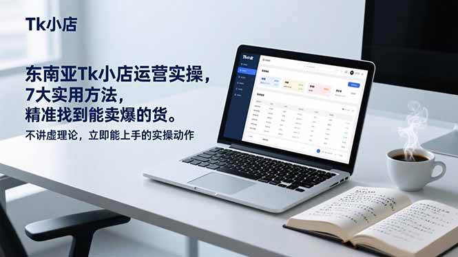 （17041期）东南亚Tk小店运营实操，7大实用方法，精准找到能卖爆的货。不讲虚理论，立即能上手的实操动作-洛柒笔记