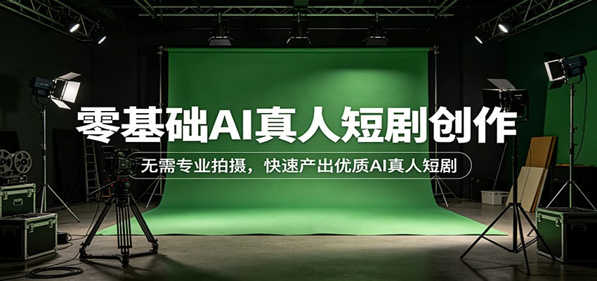 零基础AI真人短剧创作：无需专业拍摄，快速产出优质AI真人短剧-洛柒笔记