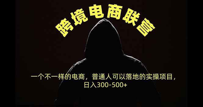 （20702期）跨境电商联营，一个不一样的电商，普通人可操作日入300-500+-洛柒笔记