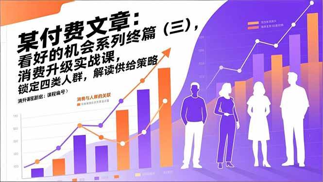 （17004期）某付费文章：看好的机会系列终篇（三），消费升级实战课，锁定四类人群，解读供给策略-洛柒笔记