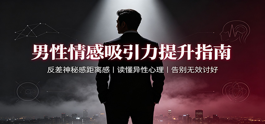 男性情感吸引力提升指南：反差神秘感距离感，读懂异性心理，告别无效讨好-洛柒笔记