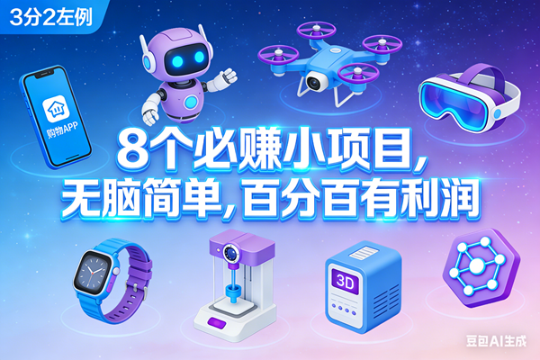（17075期）8个必赚小项目，无脑简单，百分百有利润，副业首选，日入300+-洛柒笔记