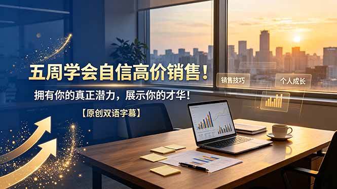 （19071期）五周学会自信高价销售！拥有你的真正潜力，展示你的才华！【原创双语字幕】-洛柒笔记