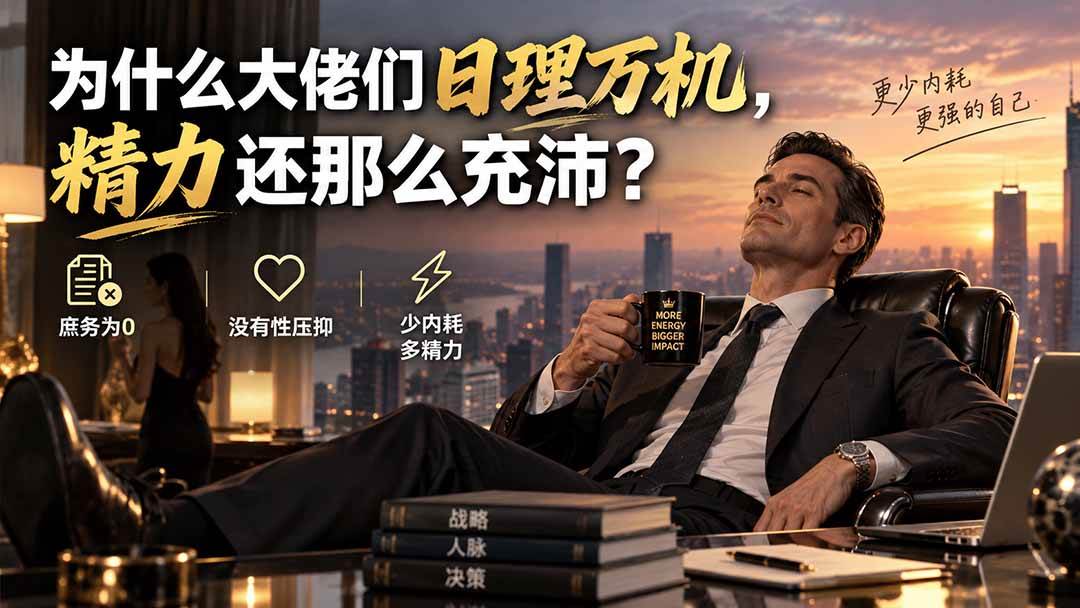 （20244期）付费文章：为什么大佬们日理万机，精力还那么充沛？-洛柒笔记