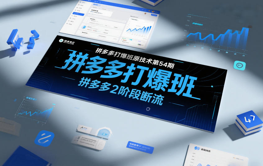 拼多多打爆班原创技术第54期，拼多多2阶段断流-洛柒笔记