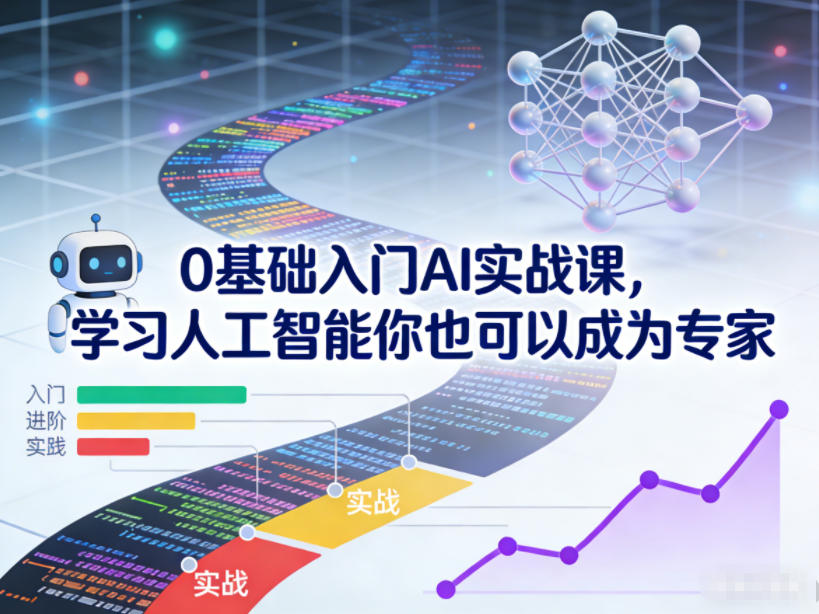0基础入门AI实战课，学习人工智能你也可以成为专家-洛柒笔记